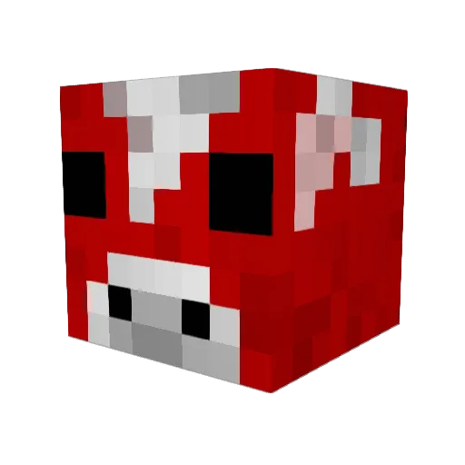 MeelayyB Minecraft avatar head, 3D render