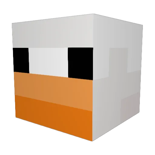 Meemil06 Minecraft avatar head, 3D render