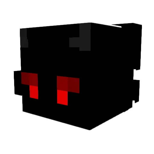 MeepV1 Minecraft avatar head, 3D render