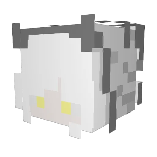 MeerkatGirl05 Minecraft avatar head, 3D render