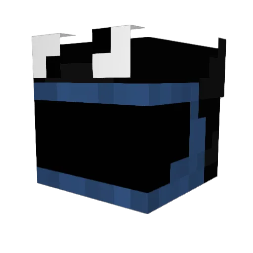 Meescraft8 Minecraft avatar head, 3D render