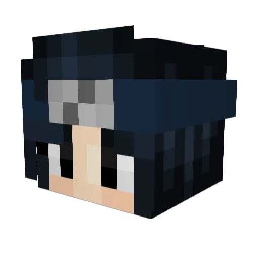 MeeshkaT Minecraft avatar head, 3D render