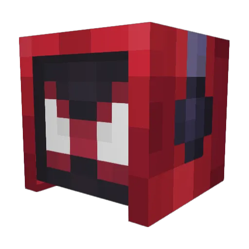 MeesiPeesi04 Minecraft avatar head, 3D render