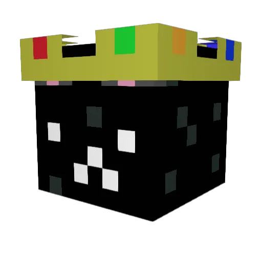 Meesmoes Minecraft avatar head, 3D render