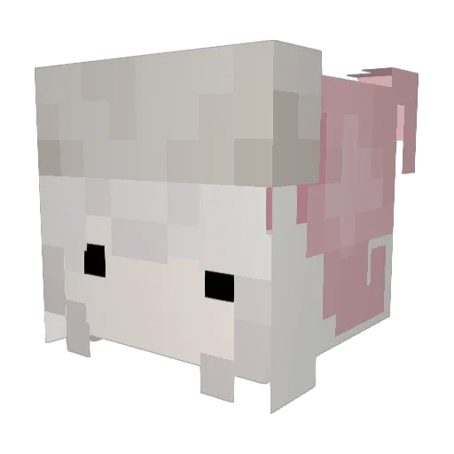 Meetvurst1 Minecraft avatar head, 3D render