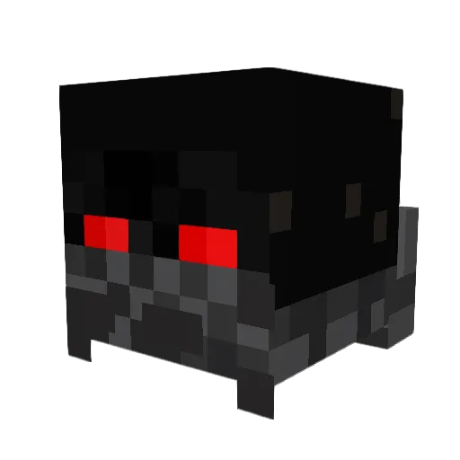 Mefys Minecraft avatar head, 3D render