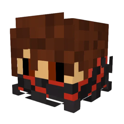 MegAzorG13 Minecraft avatar head, 3D render