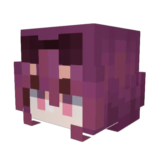 MegBlastoise10 Minecraft avatar head, 3D render