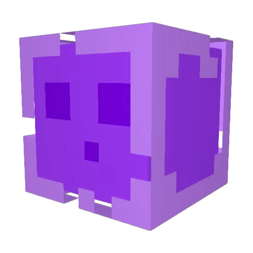 Mega0of Minecraft avatar head, 3D render