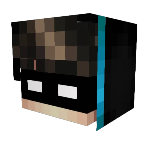 MegaCody04 Minecraft avatar head, 3D render