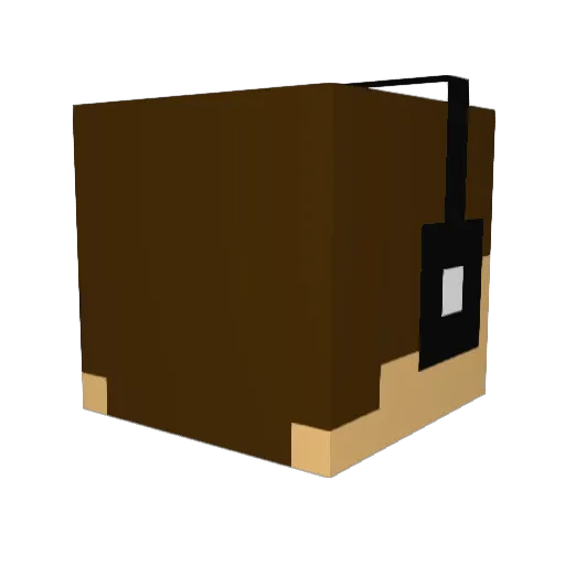 MegaIzyaan Minecraft avatar head, 3D render