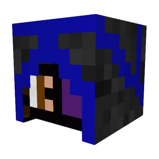 MegaJhonyX Minecraft avatar head, 3D render