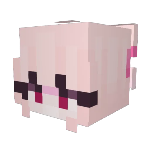 MegaMaid80 Minecraft avatar head, 3D render