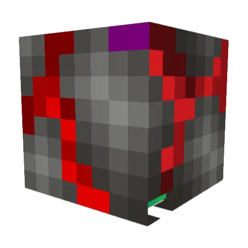 MegaMorph123 Minecraft avatar head, 3D render