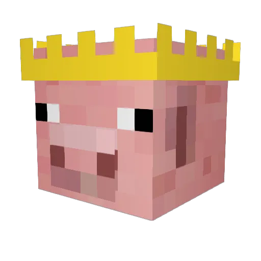 MegaMotorMike34 Minecraft avatar head, 3D render