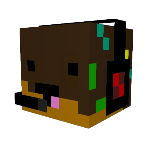 MegaMunch27 Minecraft avatar head, 3D render