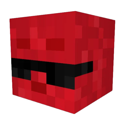 MegaPeteDK Minecraft avatar head, 3D render
