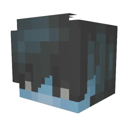 MegaStabilo Minecraft avatar head, 3D render