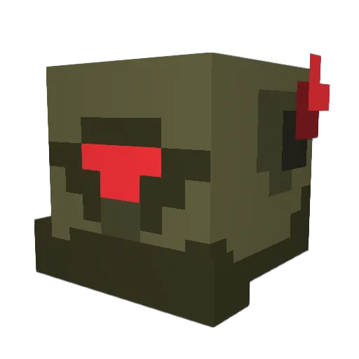 MegaT3ch Minecraft avatar head, 3D render