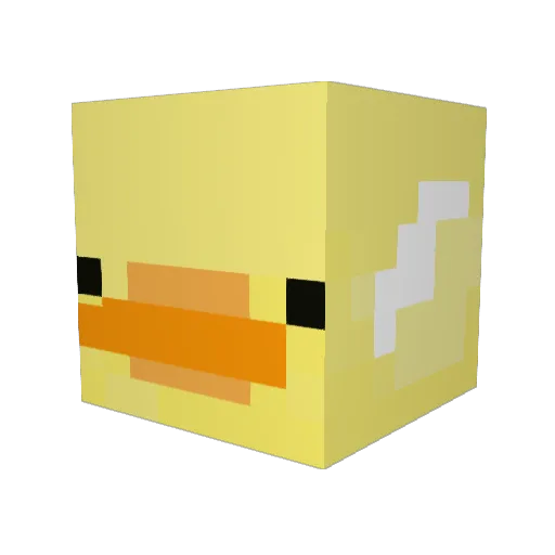 MegaZabstern Minecraft avatar head, 3D render