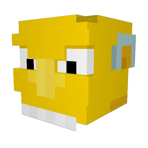 Mega_Ant Minecraft avatar head, 3D render