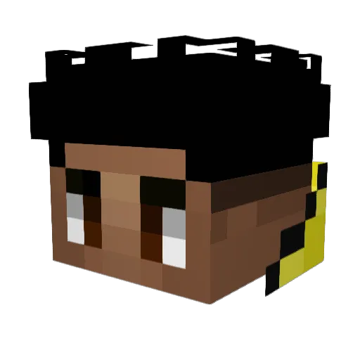 Mega_Chauncey123 Minecraft avatar head, 3D render