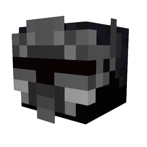 Mega_Pi Minecraft avatar head, 3D render