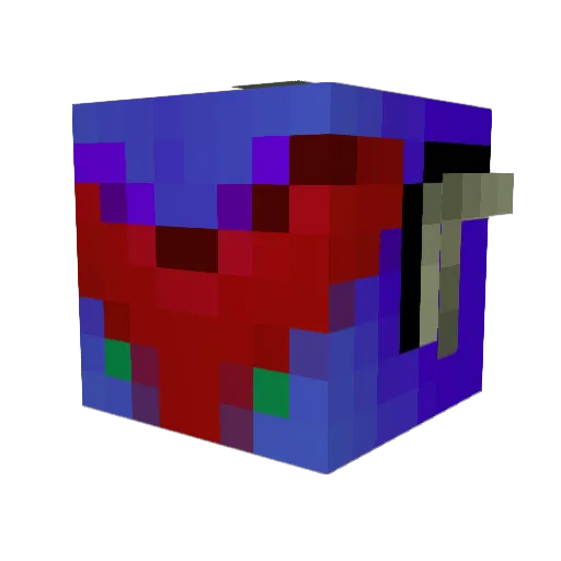 Mega_Spud Minecraft avatar head, 3D render