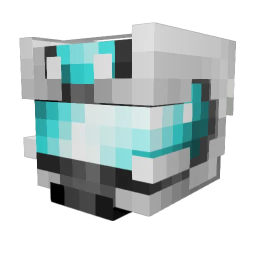 Mega_Tec Minecraft avatar head, 3D render
