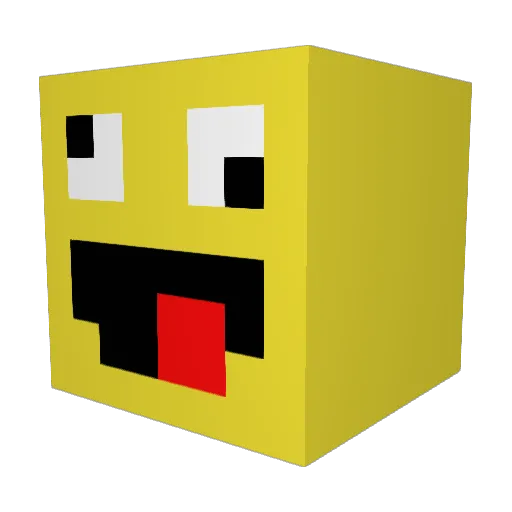 Mega_X_Pro Minecraft avatar head, 3D render