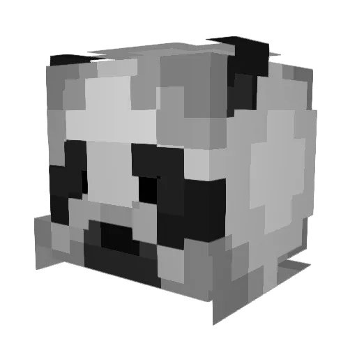 Mega_mixal Minecraft avatar head, 3D render