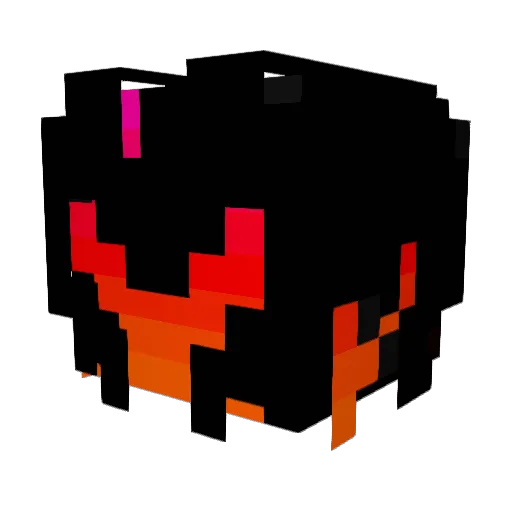 Mega_noah Minecraft avatar head, 3D render