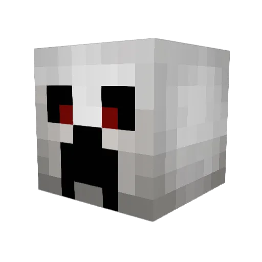 Megaian507 Minecraft avatar head, 3D render