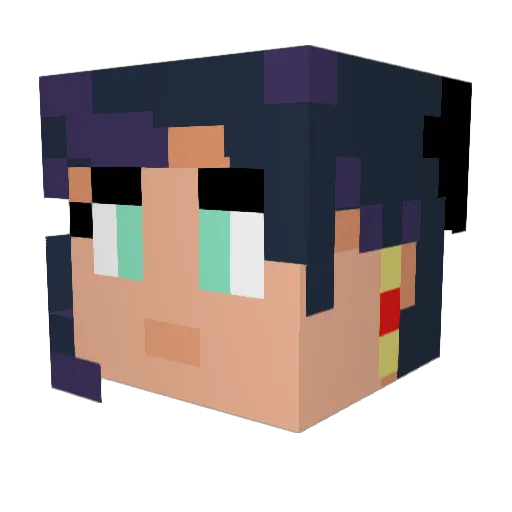 Megaknight013 Minecraft avatar head, 3D render
