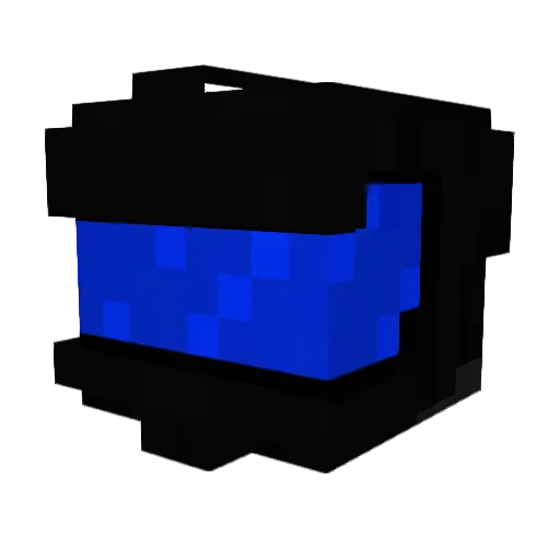 Megalodon139 Minecraft avatar head, 3D render