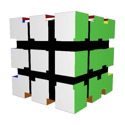 Megalodon20190 Minecraft avatar head, 3D render