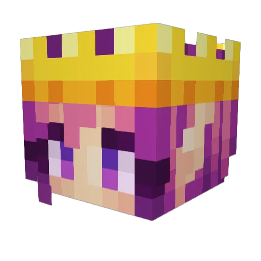 Megalodon3920 Minecraft avatar head, 3D render