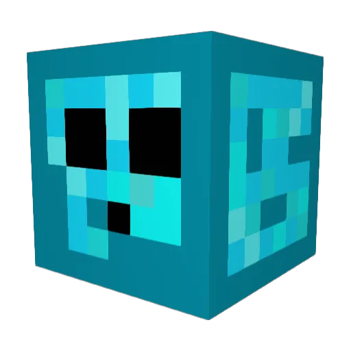 MegalodonMan256 Minecraft avatar head, 3D render