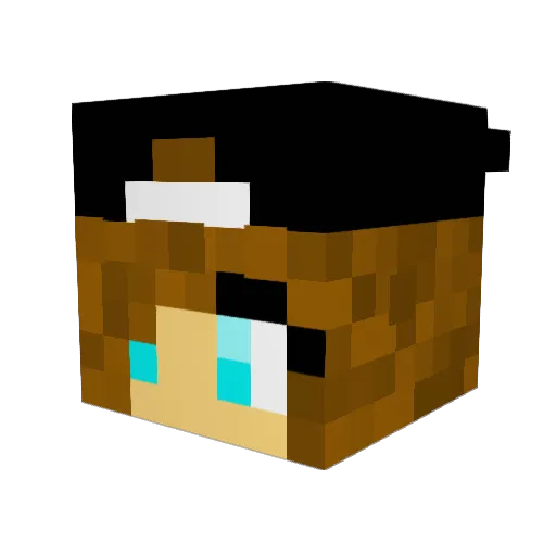 Megalodon_336 Minecraft avatar head, 3D render