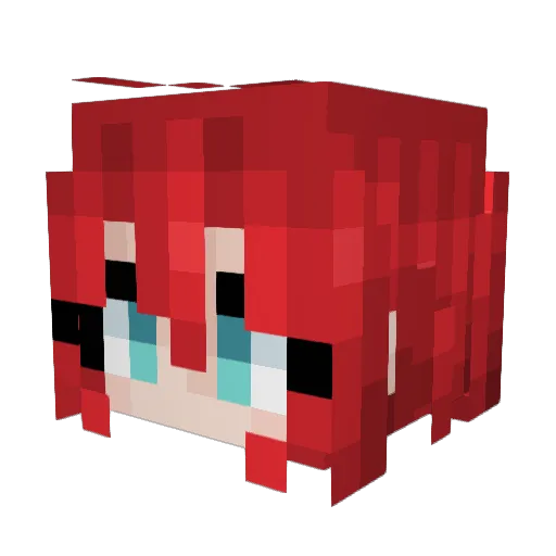 Megamecha11 Minecraft avatar head, 3D render