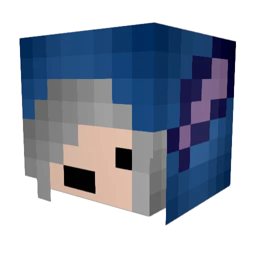 Megan812Megan Minecraft avatar head, 3D render