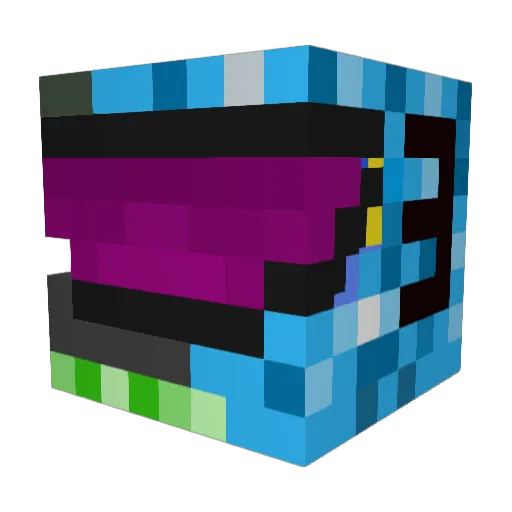 Megan_Lou Minecraft avatar head, 3D render