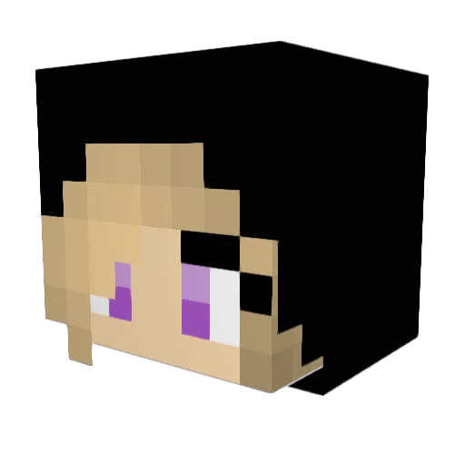 Megan_Walters Minecraft avatar head, 3D render