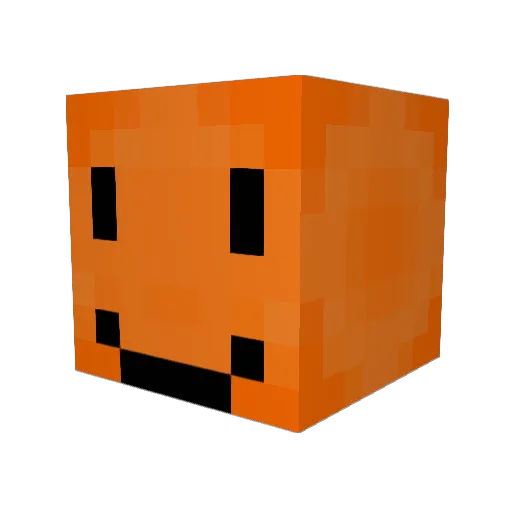 Megapihvi Minecraft avatar head, 3D render