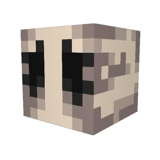 Megasaxophone08 Minecraft avatar head, 3D render