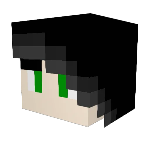 Megatank06 Minecraft avatar head, 3D render