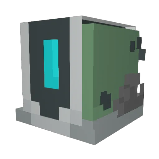 Megatronis624 Minecraft avatar head, 3D render