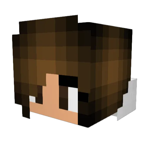 Megsterz05 Minecraft avatar head, 3D render