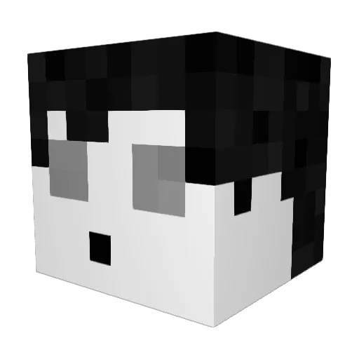 Meh1345675 Minecraft avatar head, 3D render