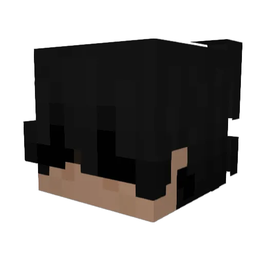 Mehfeeee Minecraft avatar head, 3D render